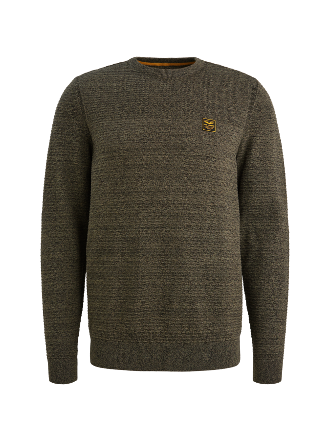 Afbeelding van PKW2510300 6389 Heren Trui  -  Crew Neck Cotton Mouline - PME LEGEND